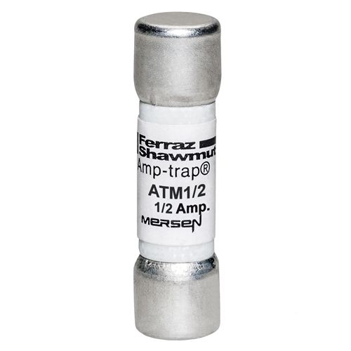 ATM1/2 - Fuse Amp-Trap® 600V 0.5A Fast-Acting Midget ATM Series